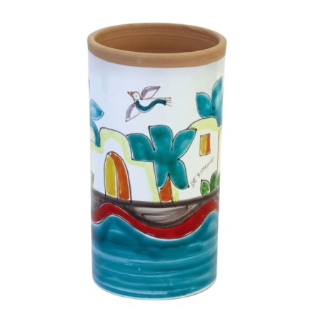 Portabottiglia utensili cucina Dammusi Ceramiche De Simone Portabottiglia utensili cucina Dammusi Ceramiche De Simone